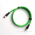 IP67 Cable de cámara industrial IP67 impermeable M12 4/8PIN